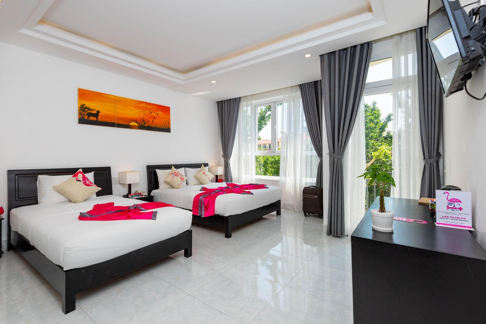 Flamingo Villa Homestay - Big Rooms With Balcony - Close To Hoi An Old Town 200M & Temple Bridge - Large Outside Pool For Sun Bathing Zewnętrze zdjęcie