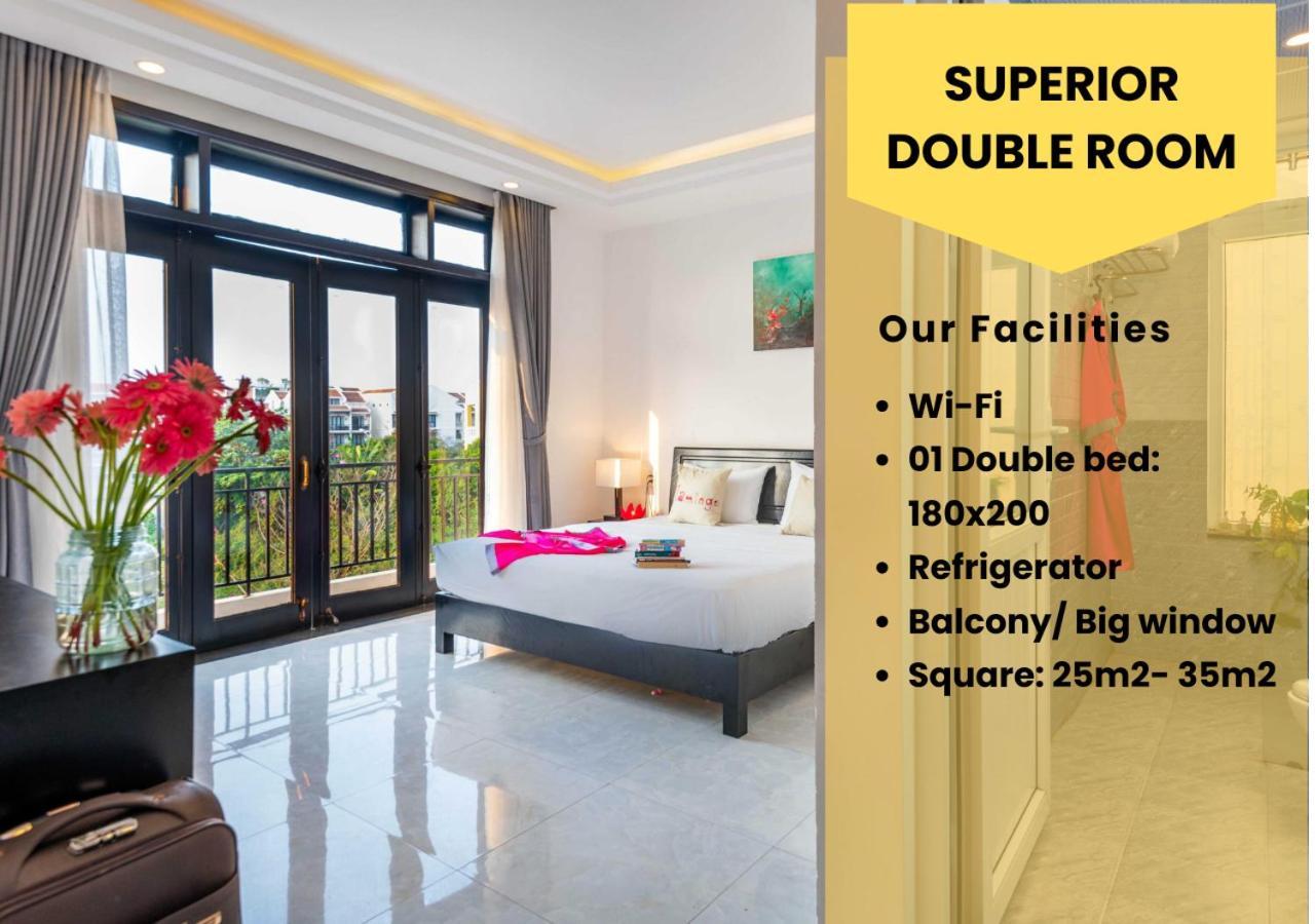 Flamingo Villa Homestay - Big Rooms With Balcony - Close To Hoi An Old Town 200M & Temple Bridge - Large Outside Pool For Sun Bathing Zewnętrze zdjęcie