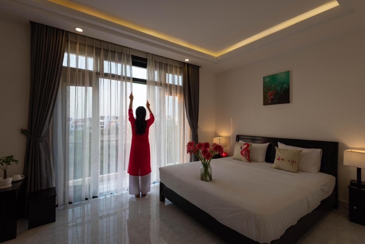 Flamingo Villa Homestay - Big Rooms With Balcony - Close To Hoi An Old Town 200M & Temple Bridge - Large Outside Pool For Sun Bathing Zewnętrze zdjęcie