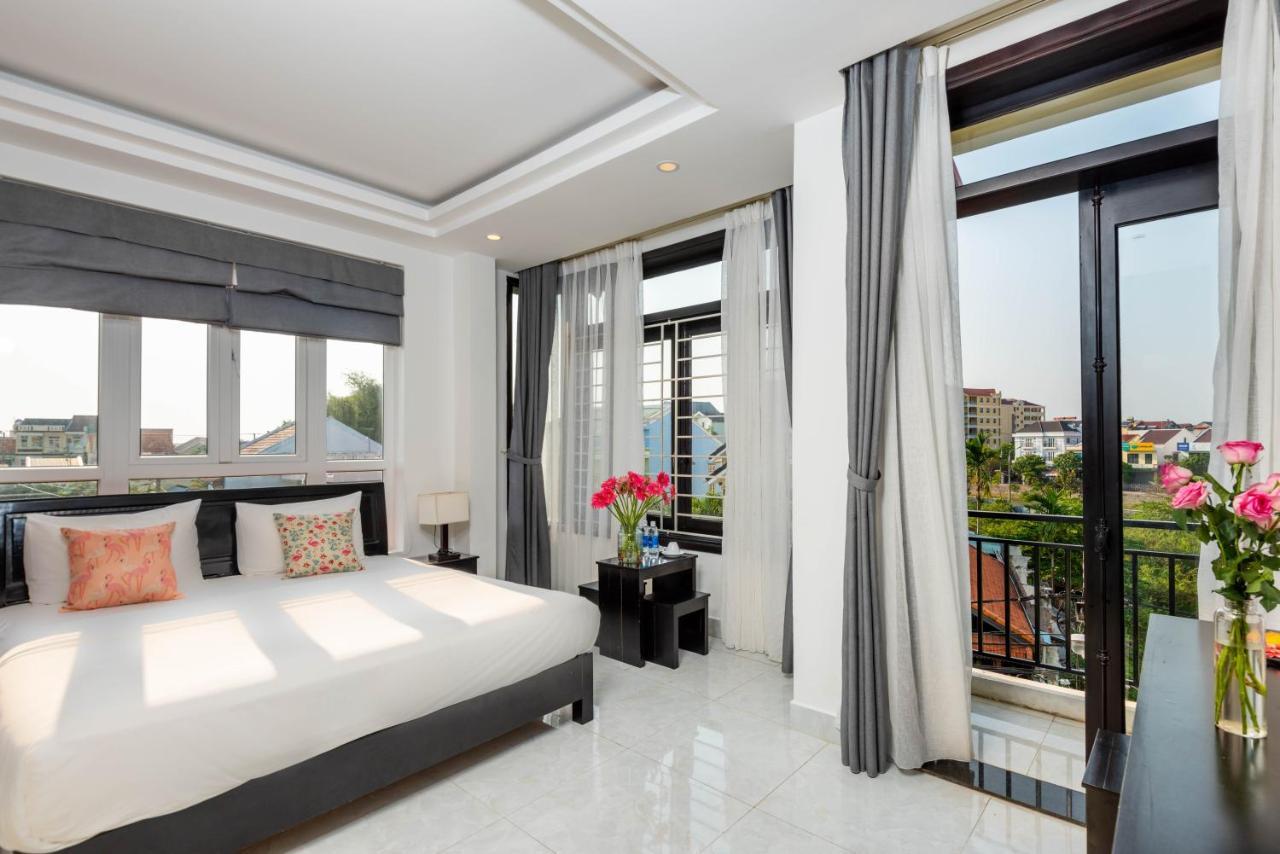 Flamingo Villa Homestay - Big Rooms With Balcony - Close To Hoi An Old Town 200M & Temple Bridge - Large Outside Pool For Sun Bathing Zewnętrze zdjęcie