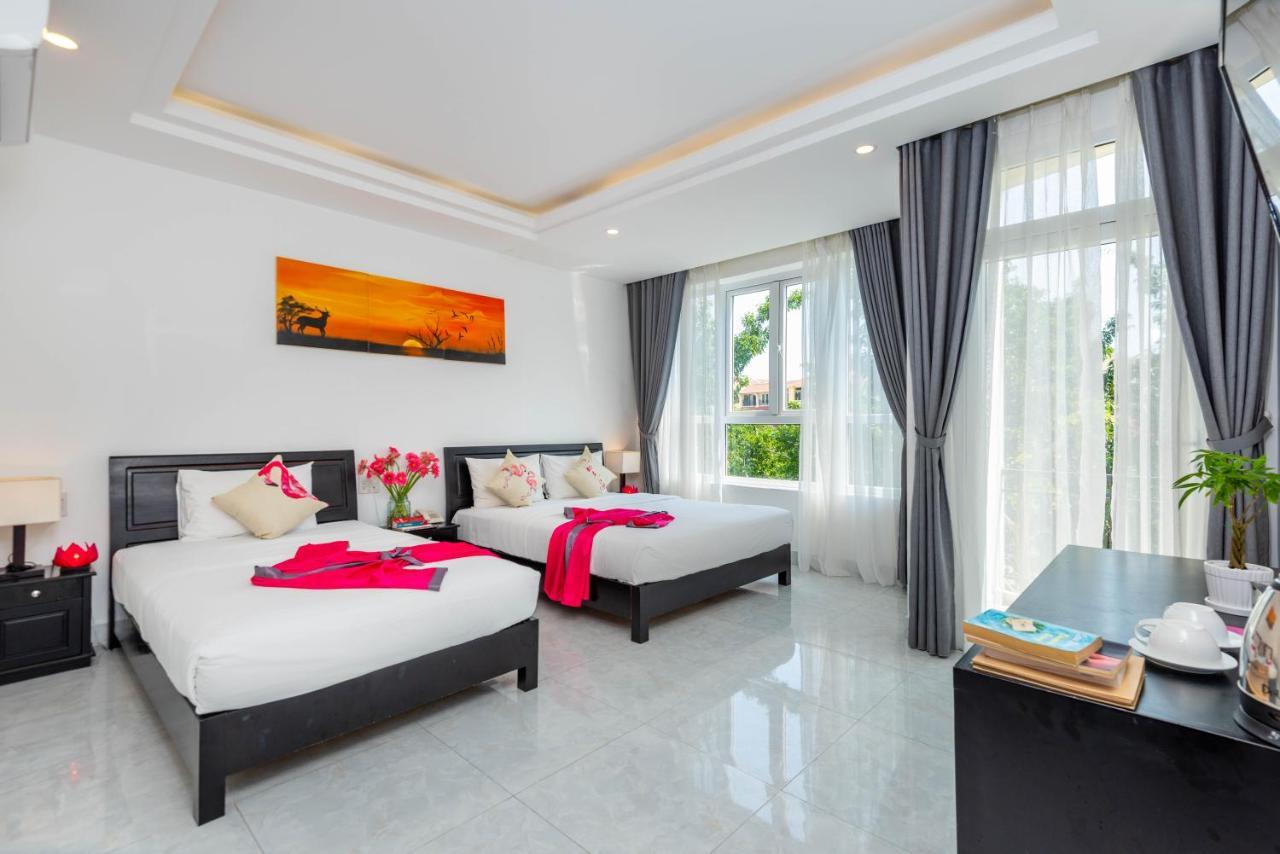 Flamingo Villa Homestay - Big Rooms With Balcony - Close To Hoi An Old Town 200M & Temple Bridge - Large Outside Pool For Sun Bathing Zewnętrze zdjęcie